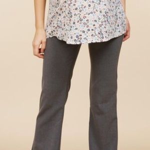 Motherhood maternity grey work pants, sz sm
